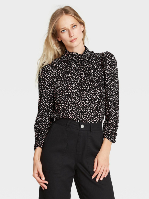 Women's Puff Long Sleeve Blouse - Who What Wear™