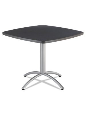 Iceberg Caféworks Table 36w X 36d X 30h Graphite Granite/silver 65618