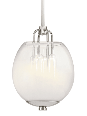 Sawyer 4 Light Pendant Polished Nickel