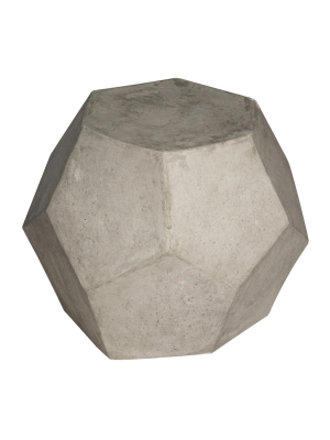 Noir Geometry Side Table/stool