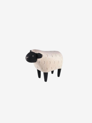 Polepole Miniature Wooden Animals - Sheep