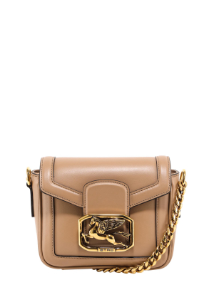 Etro Logo Plaque Shoulder Bag