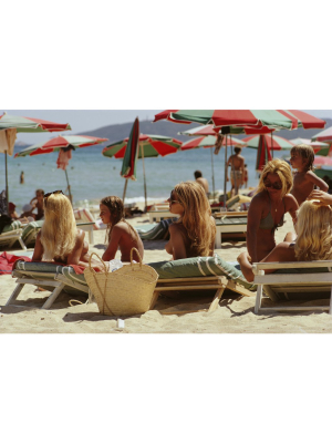 Slim Aarons "saint Tropez Beach" Photograph