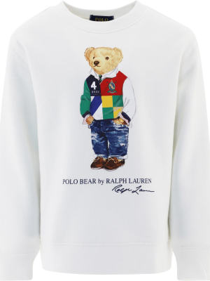 Ralph Lauren Kids Logo Bear Print Sweatshirt