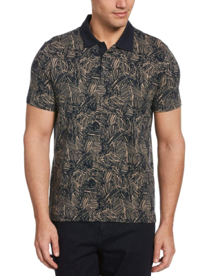 Ultra Soft Touch Leaf Print Polo