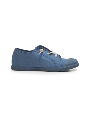 Eco-friendly Canvas Sneaker In Indigo