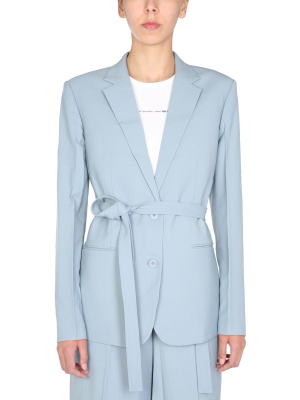 Helmut Lang Belted Tailored Blazer