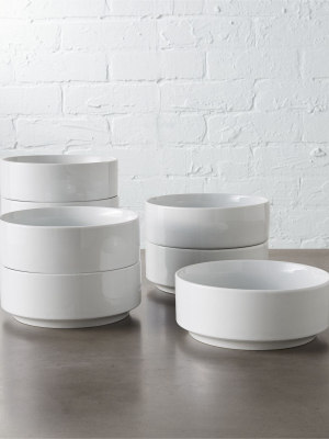 Set Of 8 Ledge Soup Bowls