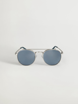 Detachable Rounded Sunglasses