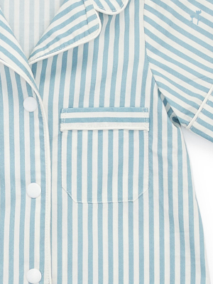 Ollie Pj Set In Sky Stripe