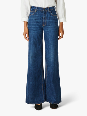 Nora High-rise Wide-leg Jeans