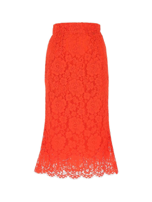 Dolce & Gabbana Cordonetto Lace Skirt