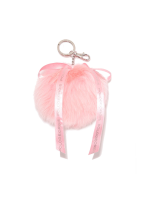 The Furkissed Fox Pom Pom In Pink