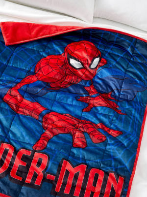 Spider-man Web Walker Weighted Blanket