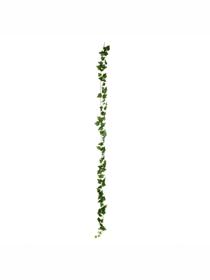 Vickerman 92" Artificial Green Ivy Rattan.