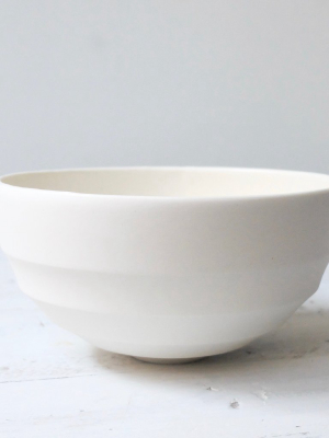 Masako Nakagami Large Porcelain Uragi Bowl 1