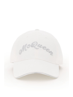 Alexander Mcqueen Logo Baseball Cap