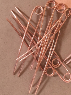 Copper Le Loop Hair Pin