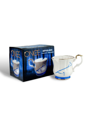 Surreal Entertainment Once Upon A Time Collectibles | White Chipped Ceramic Molded Mug | 12oz