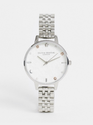 Olivia Burton Celestial Bracelet Watch In Silver