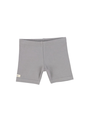 Lil Legs Biker Shorts - Dark Grey