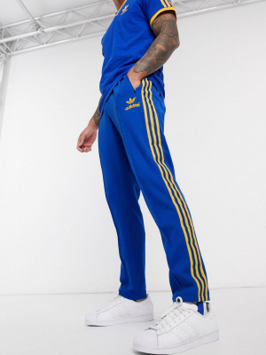 Adidas Originals Retro 70's Sweatpants In Blue