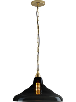 Glass School Pendant Light Size 2