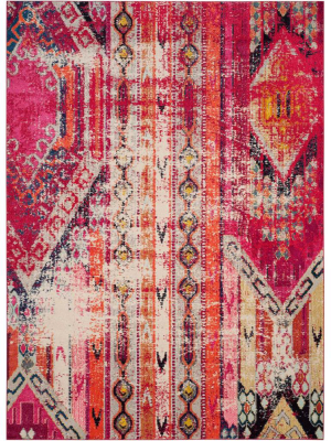 Monaco Magenta/multi Area Rug