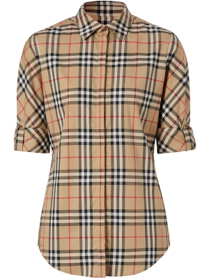 Burberry Vintage Check Pattern Shirt