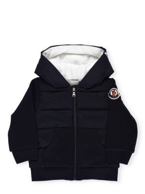 Moncler Enfant Logo Patch Down Jacket