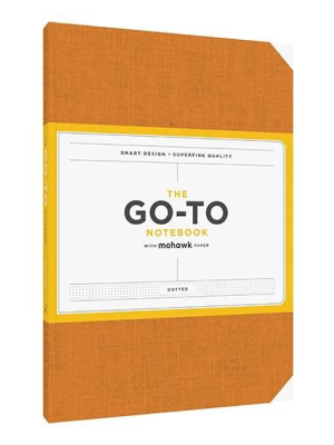 Go-to Notebook With Mohawk Paper, Persimmon Orange Dotted