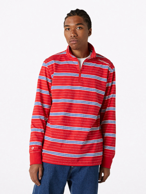 Twisted Varsity Half Zip Rugby