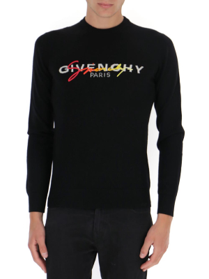 Givenchy Signature Logo Embroidered Jumper