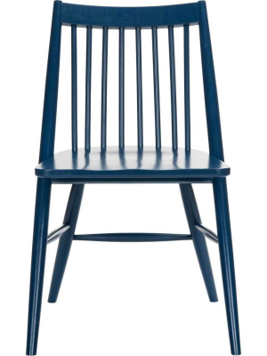 Wrangler Dining Chair Navy (set Of 2)