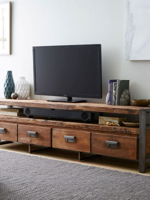 Bin Pull 4-drawer Media Console (82")