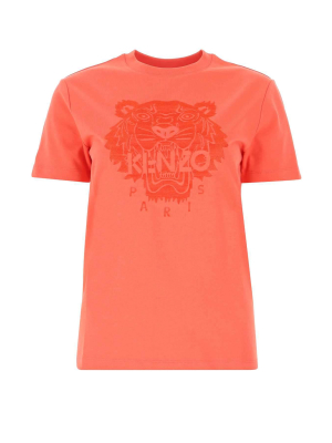 Kenzo Tiger Motif Crewneck T-shirt