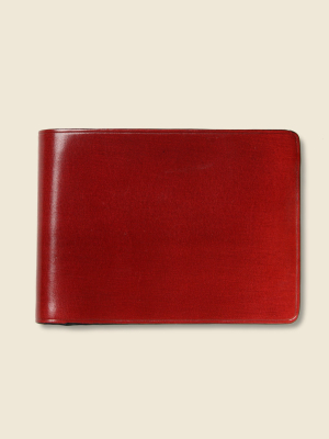 Small Bi-fold Wallet - Cherry