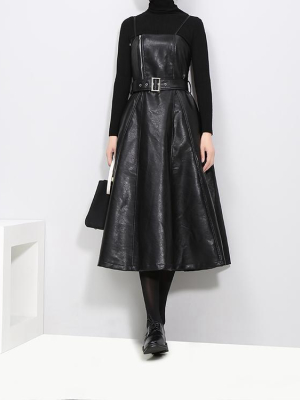 Musset Vegan Leather Dress