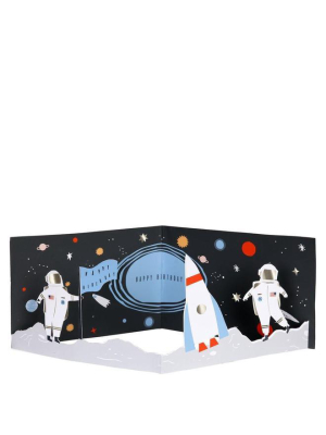 Space 3d Scene Card