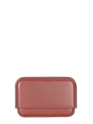 A.p.c. Logo Embossed Cardholder