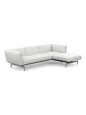 Avio 3 Seater Sofa With Lefthand Ottoman Return