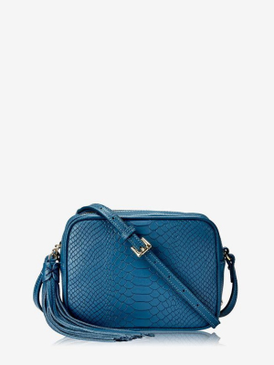 Gigi New York Blue Madison Crossbody Bag