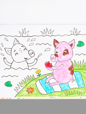 Little Farm Friends Coloring Book