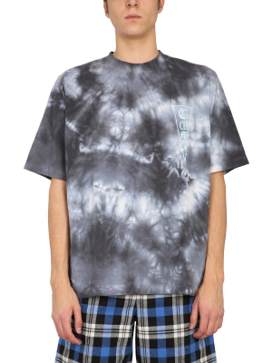 Marcelo Burlon County Of Milan Monogram Tie-dye T-shirt