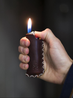 Ember Leather Lighter Sleeve