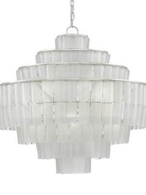 Sommelier Chandelier Blanc