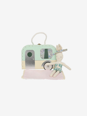 Mini Suitcase Doll - Caravan Bunny