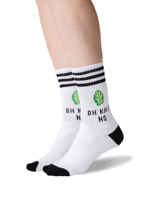 Women's Oh Kale No Crew Socks