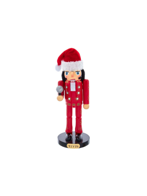 Kurt Adler 11-inch Elvis Burning Love Suit Nutcracker