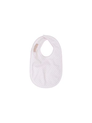 Burp Me Bib - Palm Beach Pink Micro Dot